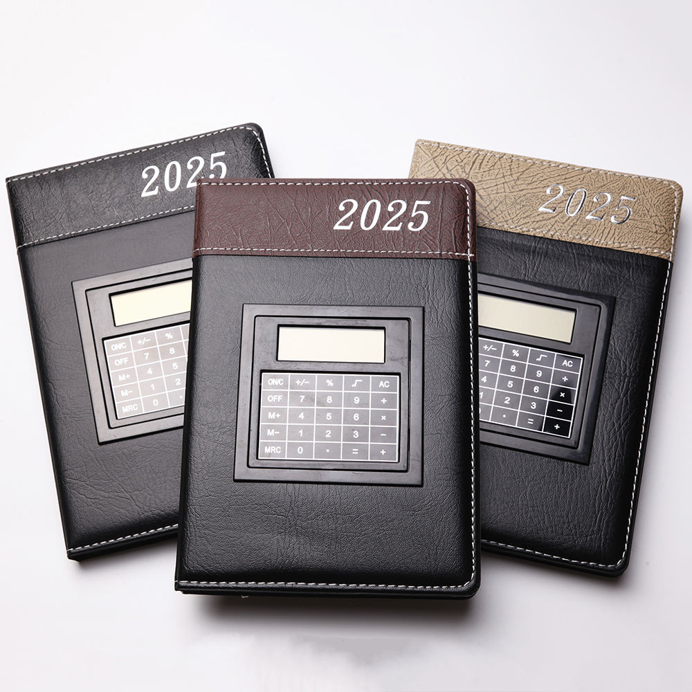 Agenda d'Affaires avec Calculatrice Intégrée
