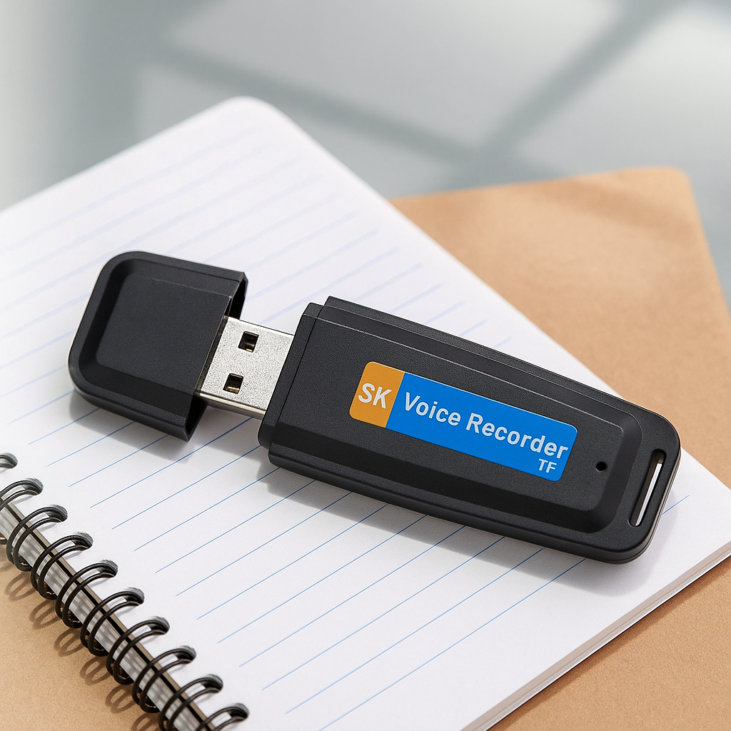 Clé USB Enregistreur Intelligent : Pour Réunions, Cours et Surveillance Discrète