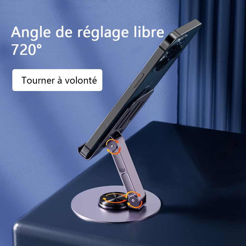 Support Réglable Rotatif à 360 °  pour téléphone Portable, Tablette