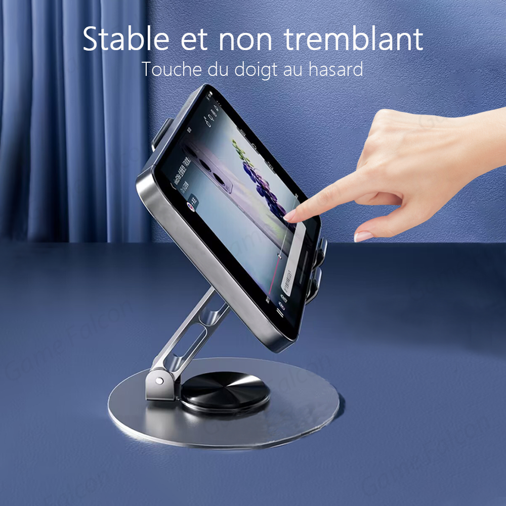 Support Réglable Rotatif à 360 °  pour téléphone Portable, Tablette